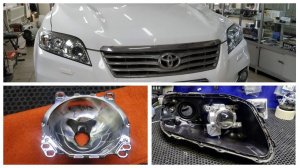 Легальная замена оригинальных «слепых» линз Toyota Rav 4 / Тоета Рав 4