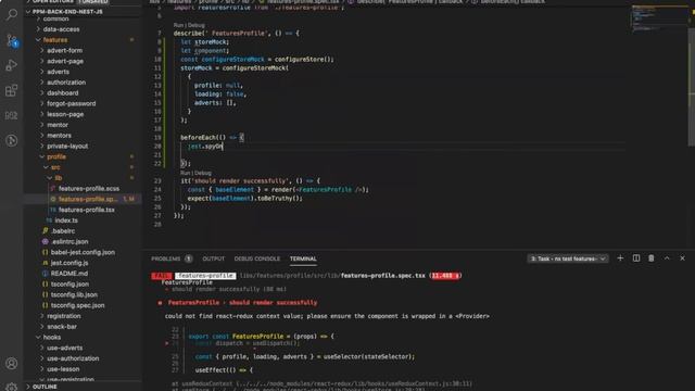 React komponentu unit test смотреть онлайн