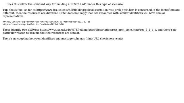 How to design RESTful API for response object properties dependent on request parameter? смотреть онлайн