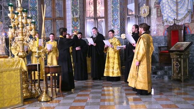 "Сподоби, Господи..." в исполнении хора духовенства г. Йошкар-Олы смотреть онлайн