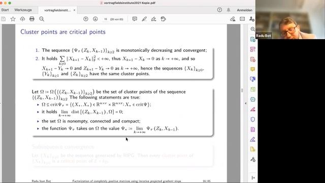Factorization of completely positive matrices using iterative projected gradient steps смотреть онлайн