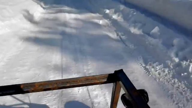 Картинг зимой по лесной дороге смотреть онлайн