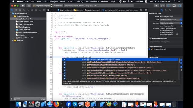 Singleton design pattern swift 5 - How to use Singleton смотреть онлайн