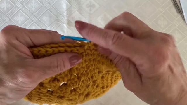 Small Crocheted Bag Of Granny Squares  Маленькая сумочка из связанных крючком Бабушкиных квадратов
