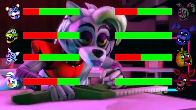 [SFM FNaF] Glamrock vs FNAF AR With Healthbars смотреть онлайн