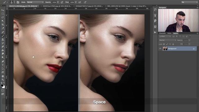 Adobe Photoshop. Коммерческая ретушь. Разбор домашнего задания. Саша Чалдрян смотреть онлайн