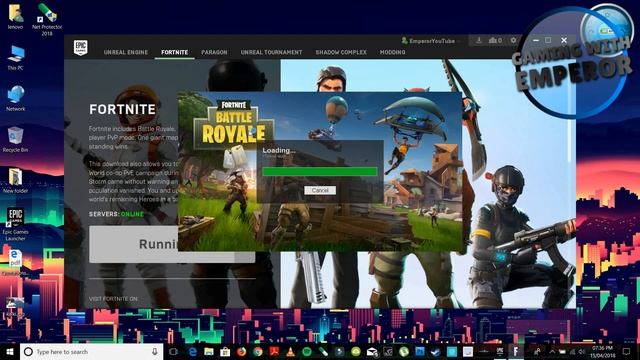 How To Fix Fortnite Game Error Code 10011 Failed To Launch The Game | Gaming With Emperor смотреть онлайн