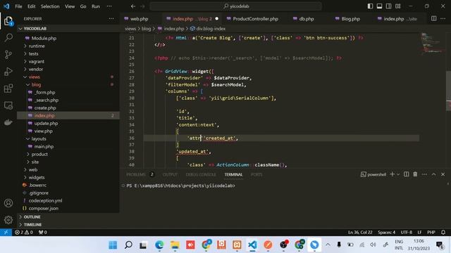 Yii 2 CRUD Application Part 2- Format date and time смотреть онлайн