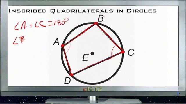 Inscribed Quadrilaterals in Circles: Lesson (Basic Geometry Concepts) смотреть онлайн