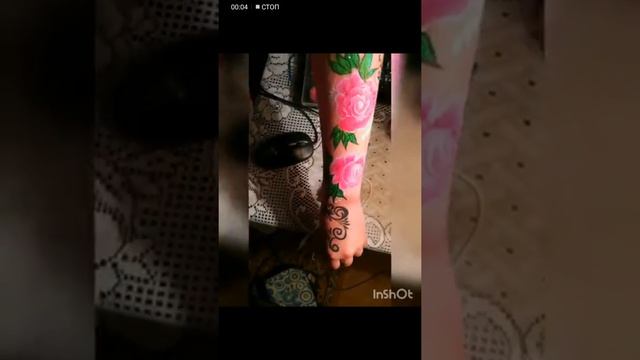 Аквагрим цветы смотреть онлайн