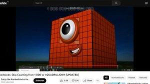 Numberblocks 1 Quadrillion (original speed)