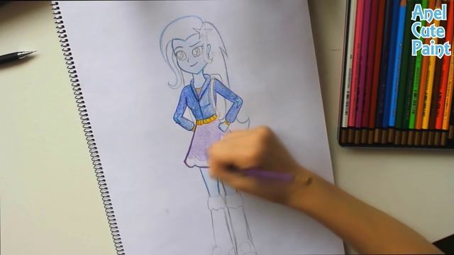 Рисую Трикси Девушка Эквестрии | MLP Equestria Girls смотреть онлайн