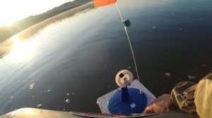 Ловля щуки и окуня на жерлицу.Испытание зимней жерлицы летом.