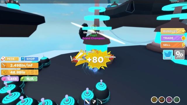 КУПИЛ БЕСКОНЕЧНЫХ ПИТОМЦЕВ В НОВОМ ОБНОВЛЕНИИ! СИМУЛЯТОР ЭЛИТЫ МЕЧЕЙ ROBLOX SIMULATOR смотреть онлайн