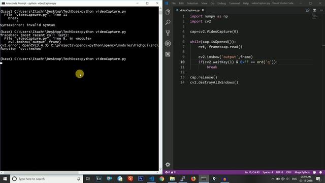Basic video operations in openCV using Python || Capture Video, Play Video, Write Video смотреть онлайн