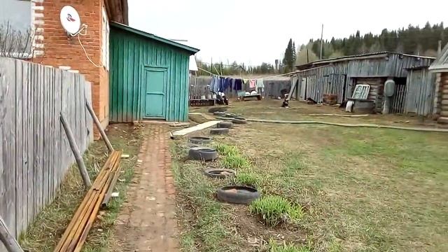 Переделка старого забора и ворот, в профнастил! д Ворца Ярского района смотреть онлайн