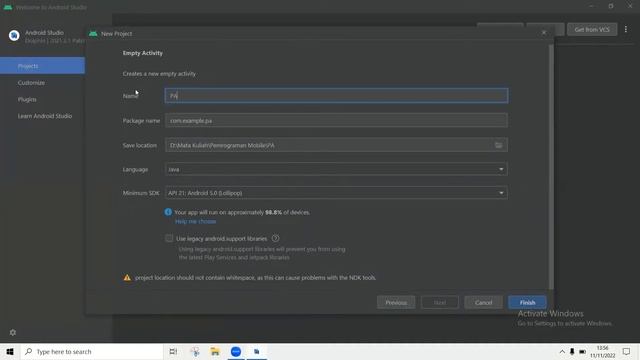 #2 Android Studio Tutorial || "Hello World" using Java on Android Studio смотреть онлайн