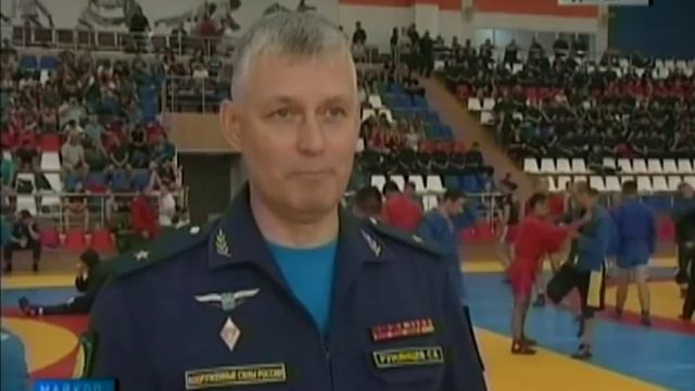 В столице Адыгеи проходит Чемпионат воздушно космических сил России по самбо смотреть онлайн