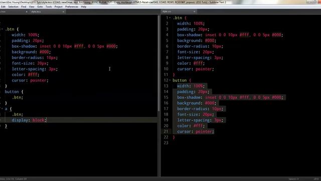 LESS Basics - Mixins смотреть онлайн