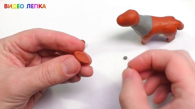 Лепим ОЛЕНЯ, САНИ ДЕДА МОРОЗА И СНЕГУРОЧКИ ? Видео Лепка смотреть онлайн