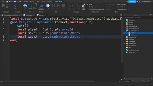 How to Make Leaderstats with Datastore in Roblox Studio!