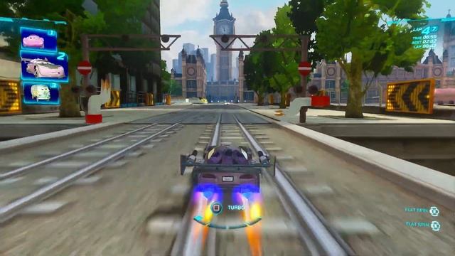 Cars 2 The Video Game | Boost - Battle Race (Machine Guns) | Hyde Tour 7 Laps смотреть онлайн
