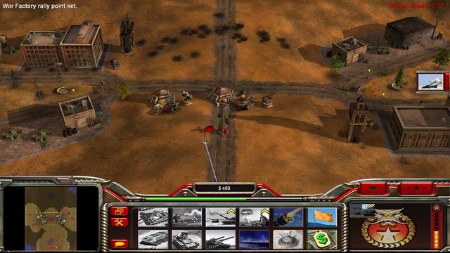 Command & Conquer: Generals, Tournament Desert Map, China vs GLA Brutal Difficulty смотреть онлайн