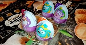 Обзоры. Распаковка. Яйца с игрушкой. Коллекция Смешарики. #1.