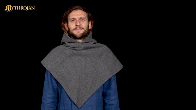 Viking “Skjoldehamn” woolen hood смотреть онлайн