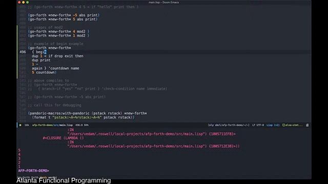 Common Lisp Study Group: cl-forth (part 8) смотреть онлайн