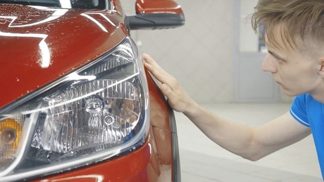 Полная оклейка автомобиля Kia Rio X комплектом полиуретановых пленок Brontero смотреть онлайн