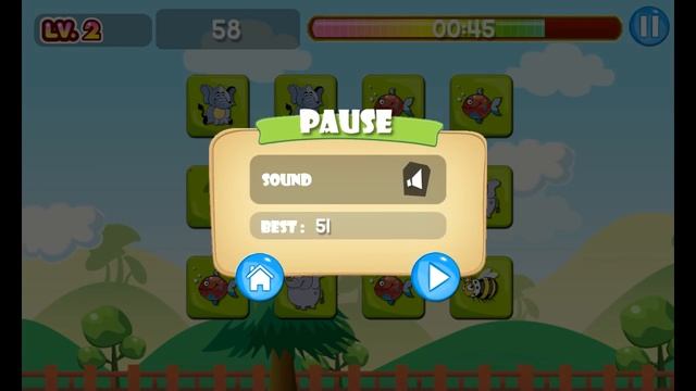 [Ten Games] Memory Animals Kids смотреть онлайн
