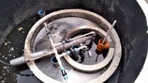 Септик из бетонных колец с аэрацией своими руками. Запустился.