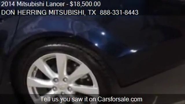 2014 Mitsubishi Lancer 4dr Sdn CVT GT FWD for sale in Irving смотреть онлайн