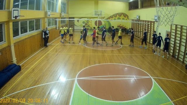 Завершение разминки и Начало Матча с 6:00 минуты. 1-й Сет. - видео 004 смотреть онлайн