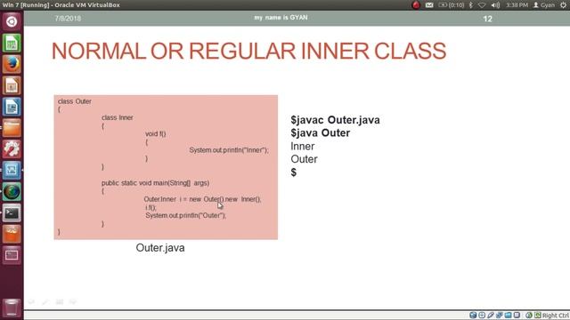 Inner (Nested) Class | #2 | Normal or Regular Inner Class in Java смотреть онлайн