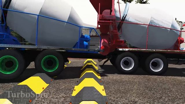 Trucks vs Speed Bumps #6 | BeamNG.DRIVE смотреть онлайн