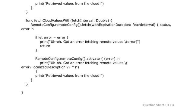 iOS : Swift/iOS - Firebase Remote Config fetch values never completes смотреть онлайн