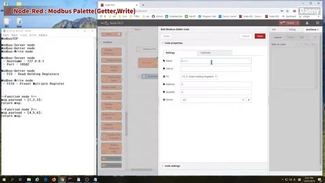 Node-Red : Modbus Palette(Getter,Write) смотреть онлайн