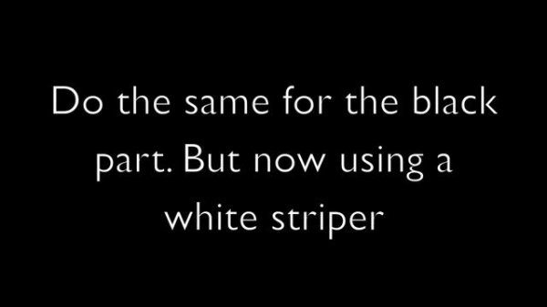 Black and White nail art tutorial