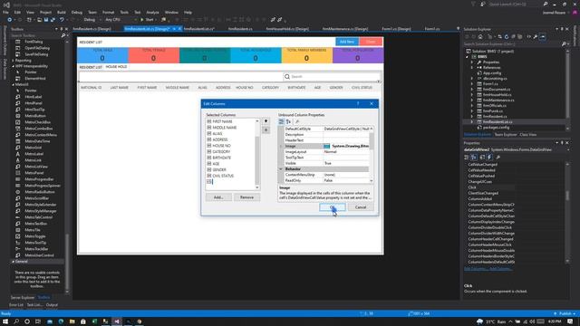 C# : BARANGAY MANAGEMENT AND INFORMATION SYSTEM #ONLINECLASS EP. 7