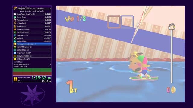 Snowboard Kids 2 - New Game 100% - 2:57:54.38 смотреть онлайн