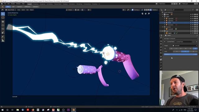 Grease Pencil toon laser-blast effect смотреть онлайн