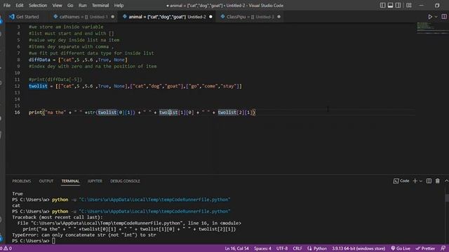 Python no be snake (Class 17)-List 2 and Slice смотреть онлайн