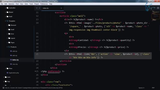 08. Taller práctico de CakePHP 3 - Finalizando nuestra aplicación. смотреть онлайн