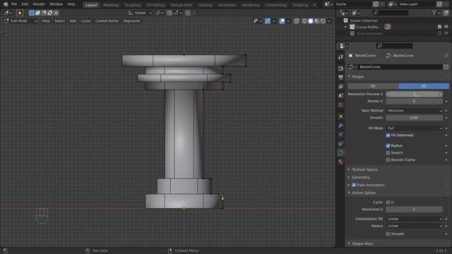 Convert Curves to Mesh | Curves Encyclopedia in Blender Chapter 03 смотреть онлайн