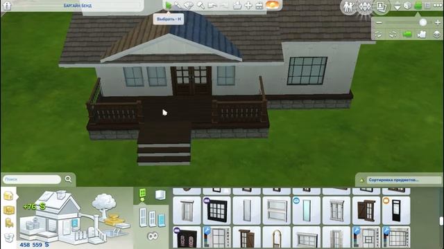 The Sims 4 : строим РОЖДЕСТВЕНСКИЙ ДОМ . смотреть онлайн