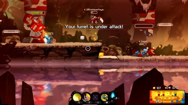 Dota in 2d "Awesomenauts" Русский язык смотреть онлайн
