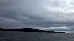Переход Лосево - Валаам на лодке Пелла-Фиорд + Tohatsu M5B. Вход в Никоновскую бухту.