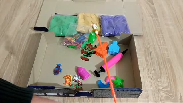 Набор для игры Клевая рыбалка с кинетическим песком Danko Toys смотреть онлайн